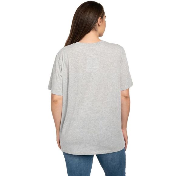 Women’s Plus Size Disney Eeyore Butterfly Gray Short Sleeve Tee (Size 4X Only) - Picture 5 of 8